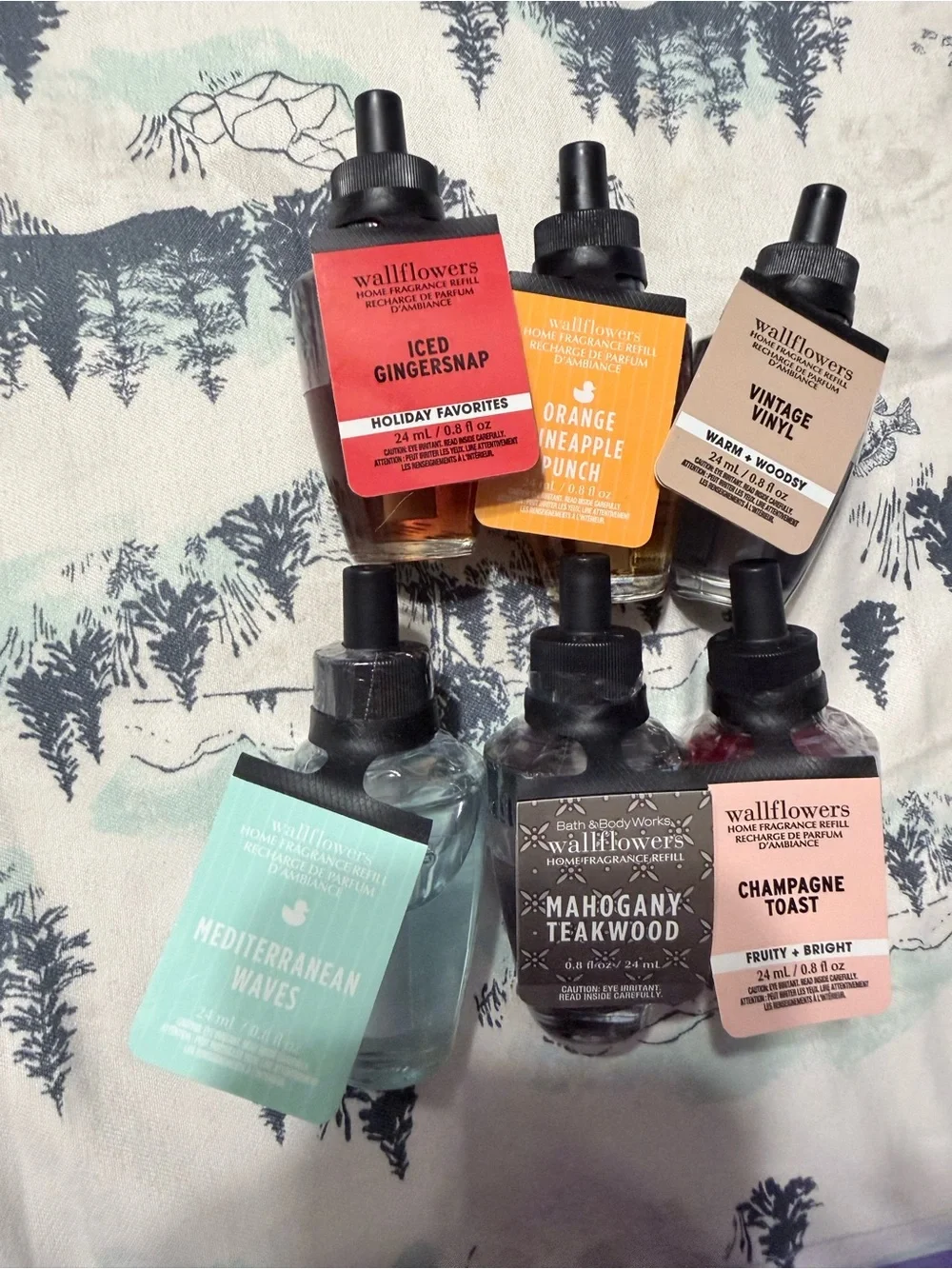 Bath & Body Works Wallflower Refills NEW 6 individual wallflowers